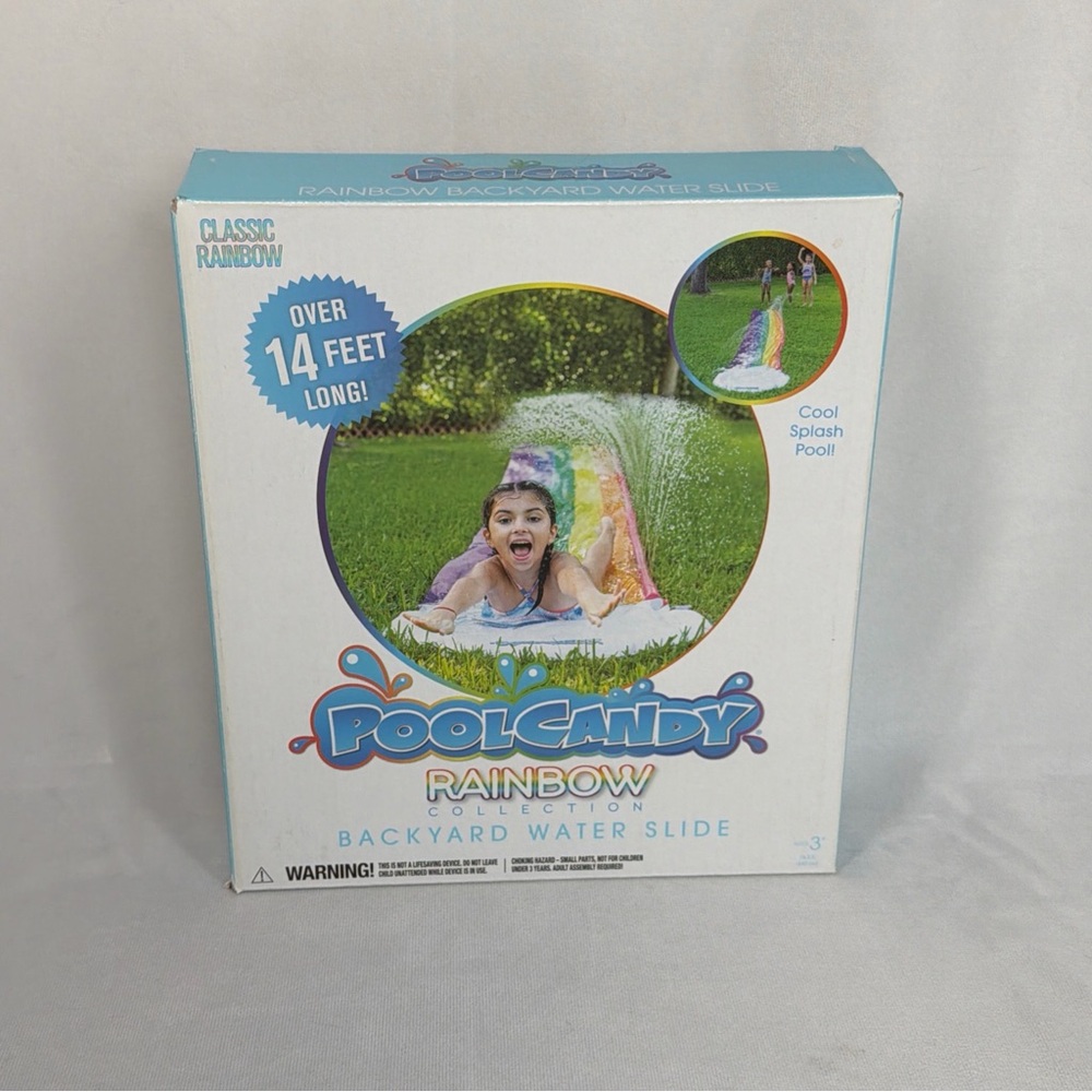 Pool Candy Rainbow Collection Backyard Water Slide